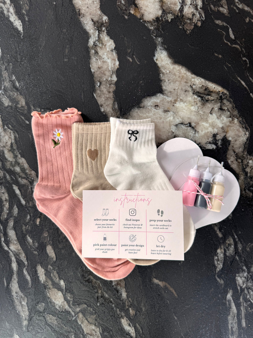 PRE-ORDER: Make-Your-Own Grip Socks Kit (3 pairs)