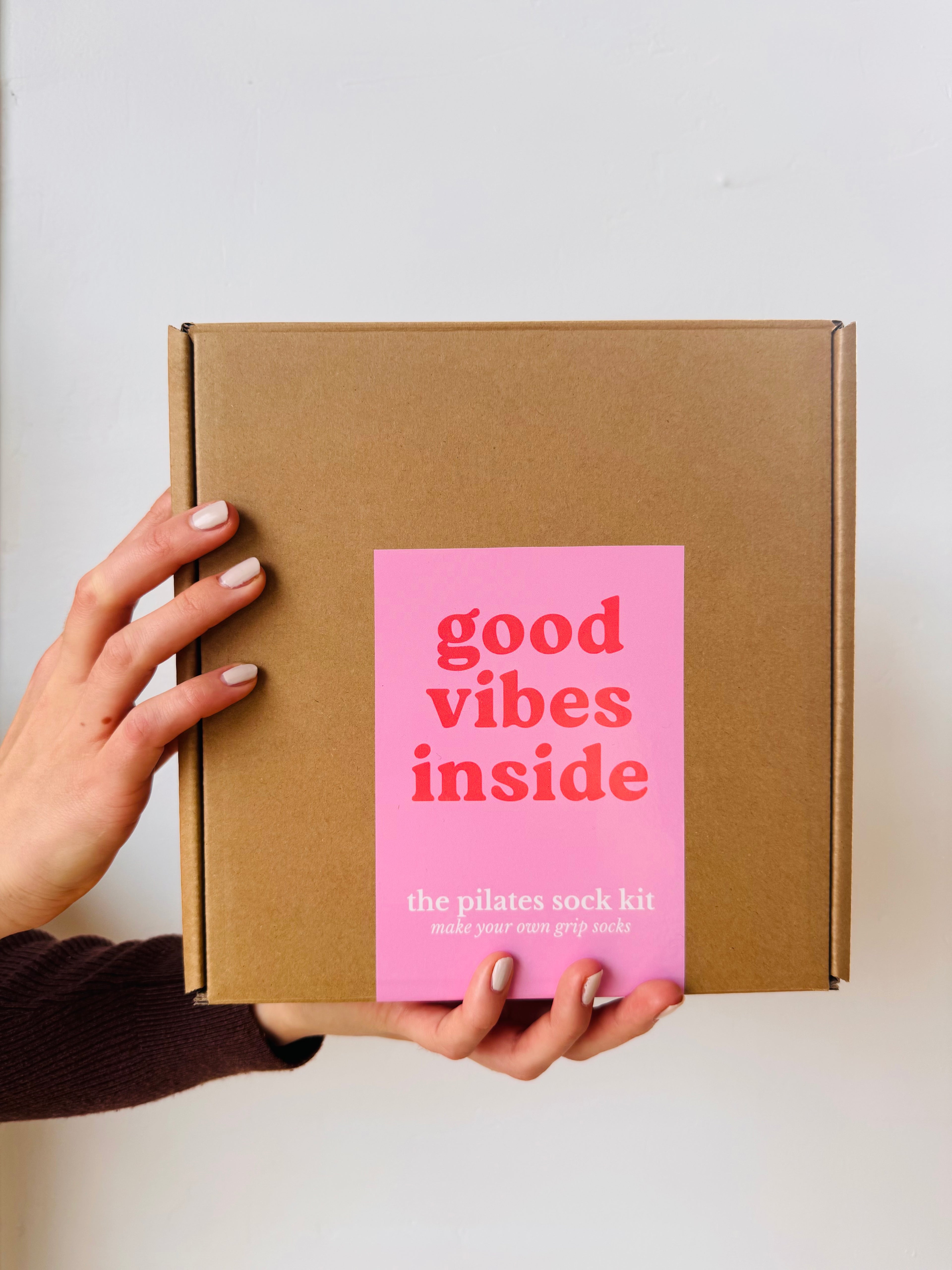 PRE-ORDER: Make-Your-Own Grip Socks Kit (1 pair)