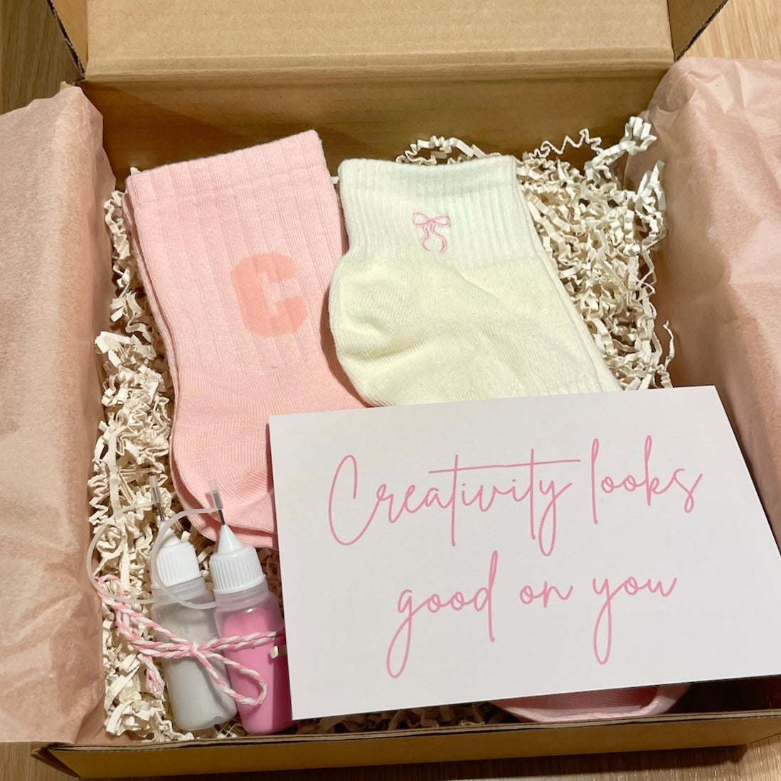 PRE-ORDER: Make-Your-Own Grip Socks Kit (2 pairs)