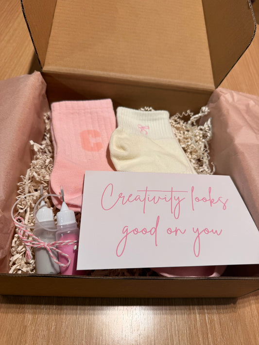 Make-Your-Own Grip Socks Kit (2 pairs)